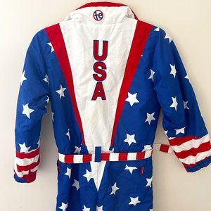 GIRL'S TIPSY ELVES AMERICANA SNOW SUIT